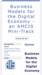 Mobile Screenshot of amcis-businessmodels.hdzimmermann.net